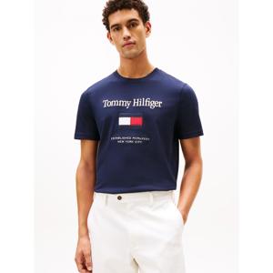 Tommy Hilfiger Logo Embroidery Crew Neck T-Shirt